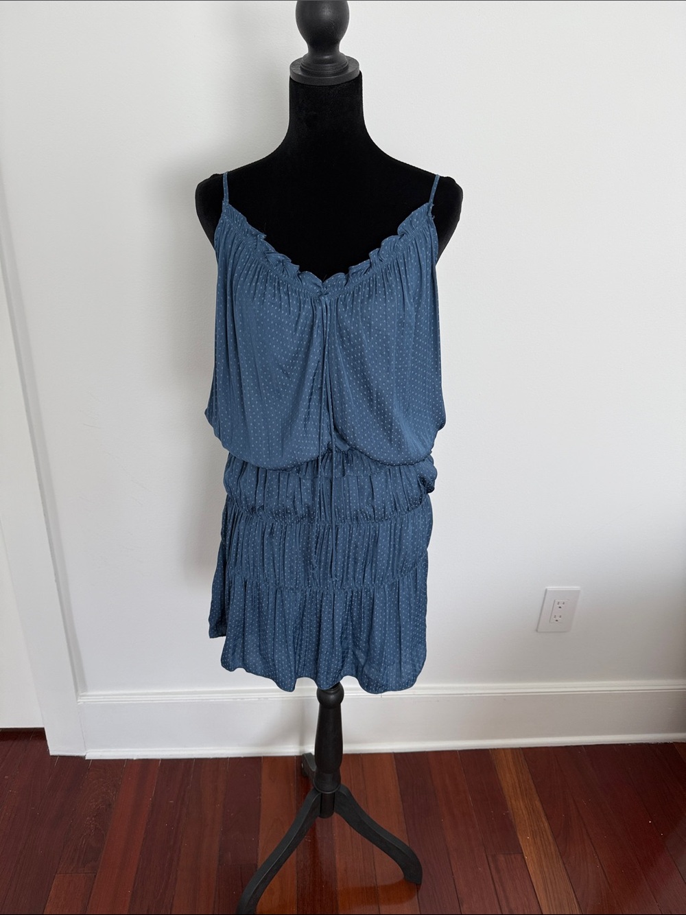 NSR Blue Spaghetti Strap Dress